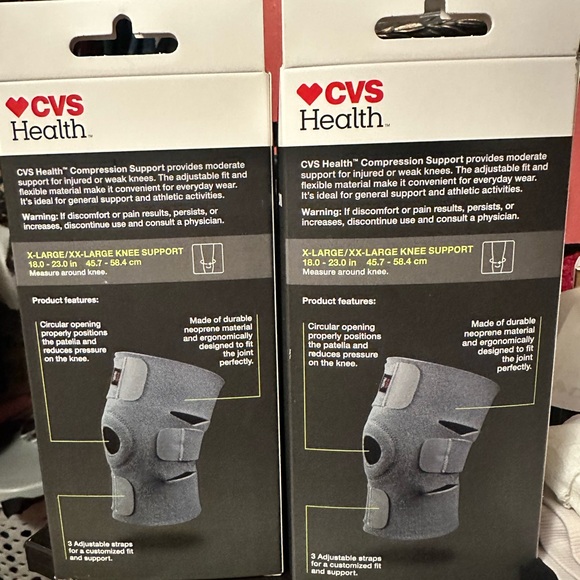 Two CVS kneww braces - Picture 3 of 4